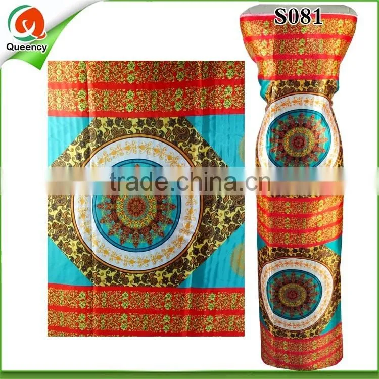 Nylon and Spandex Satin Fabric,thin satin S081
