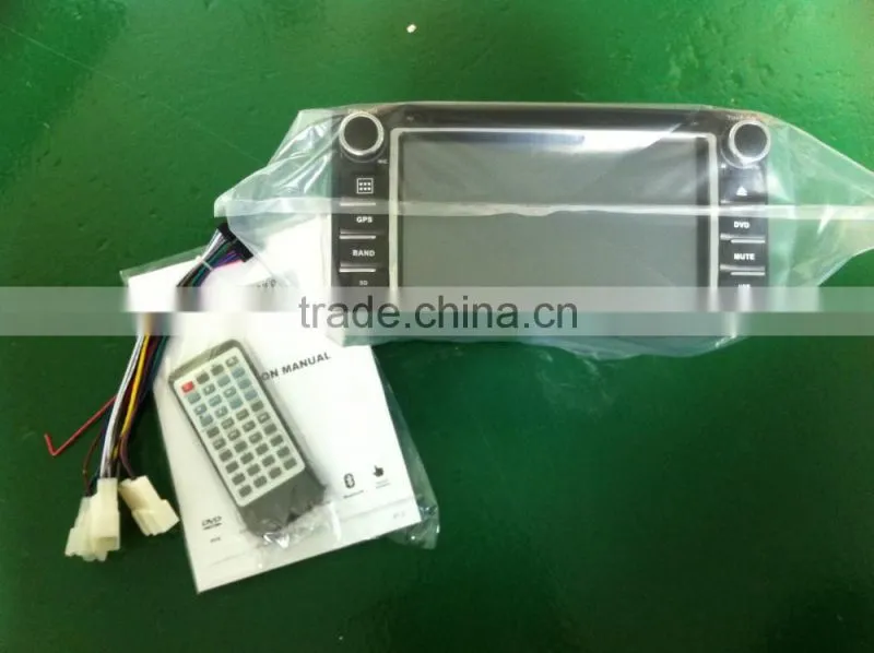 Car DVD GPS Player for Vios(2003-2010), HD/PIP/11 languages USB/SD/BT/IPOD/AV-in/AUX/ back view/car logo/wallpaper