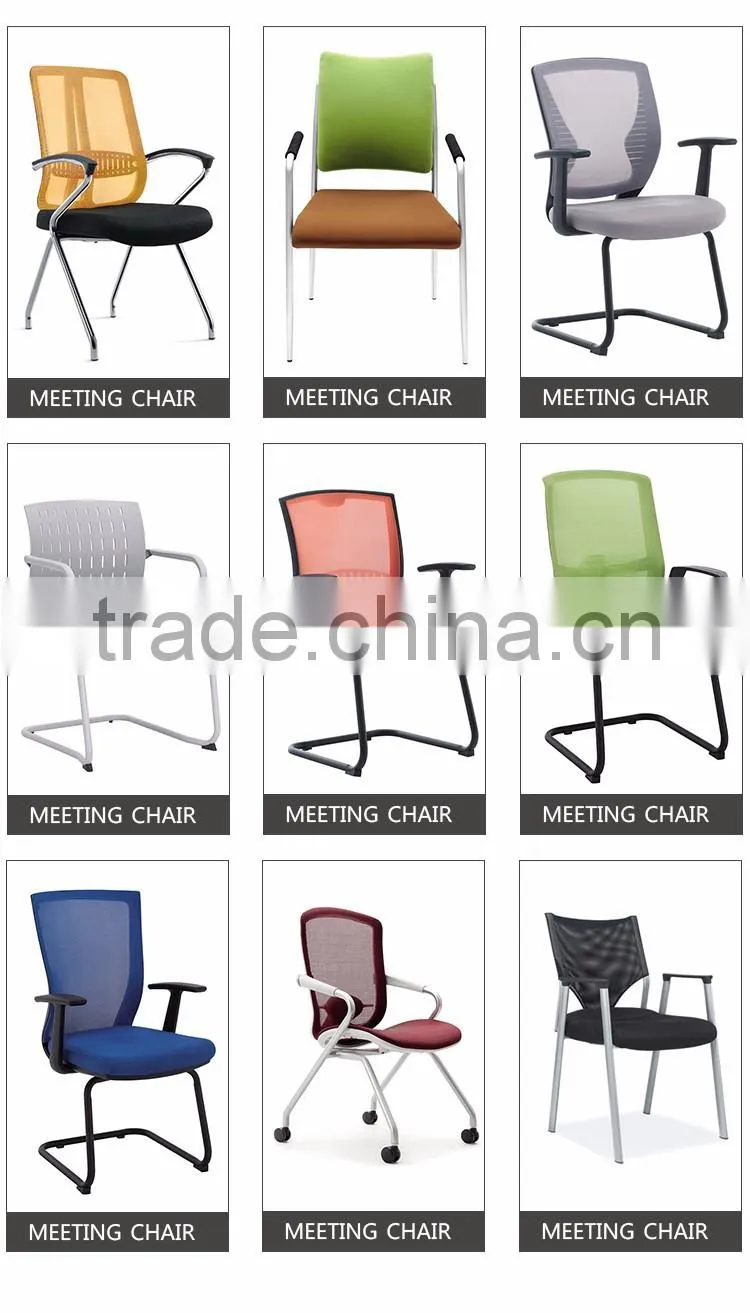 Simple Black Design office furniture Conference Room Mesh Back Chair