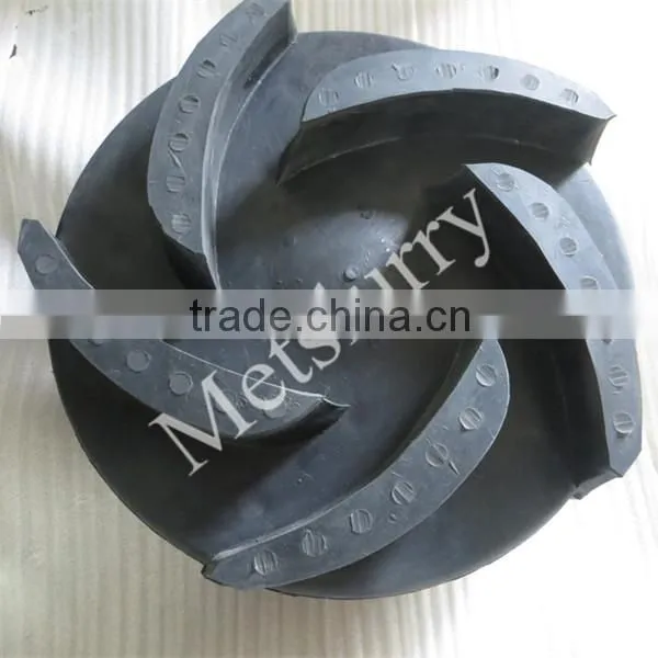 Slurry Pump Spare Parts Natural Rubber Impeller