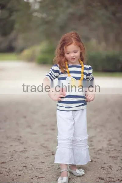 Fashion Organic cotton kids skirt and top cotton tank for girls