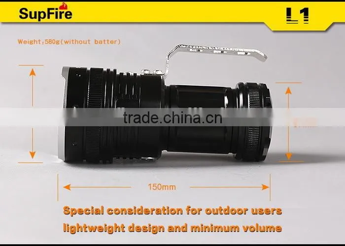 2014 Personalized Brightest Supfire CREE Xm-L U2 LED Flashlight