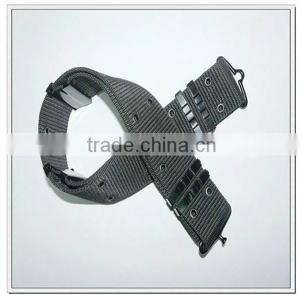 57mm wide black polypropylene military suspender belt,wide military belts
