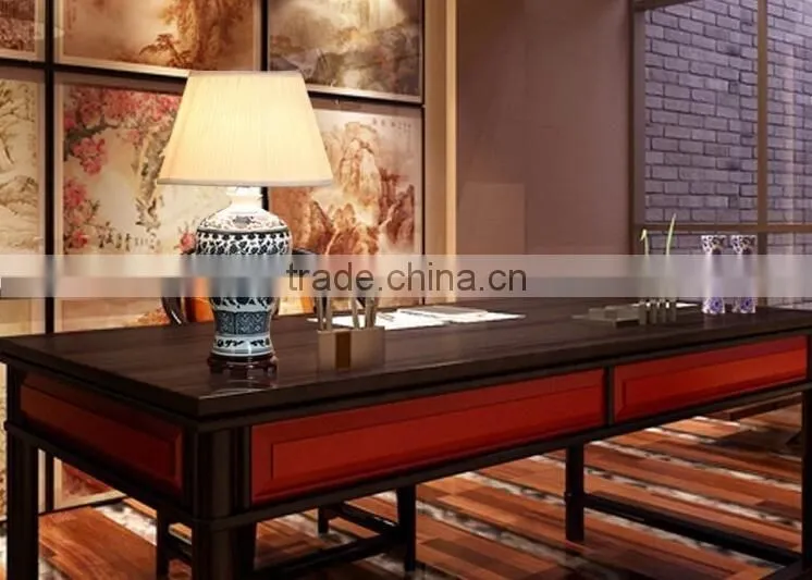 Factory prices blue and white chinese ceramic table lamps with 3C certification