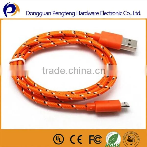 Welcome to custom braided mini usb cable