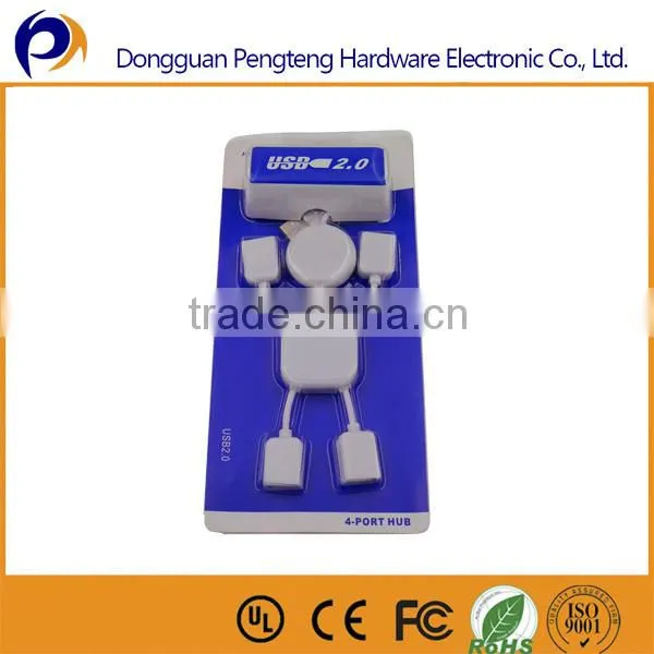 4 Ports USB Hub Mobile Phone Holder