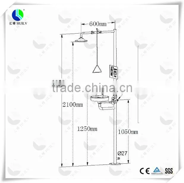 Good quality and pretty competitive price eyewash shower/station