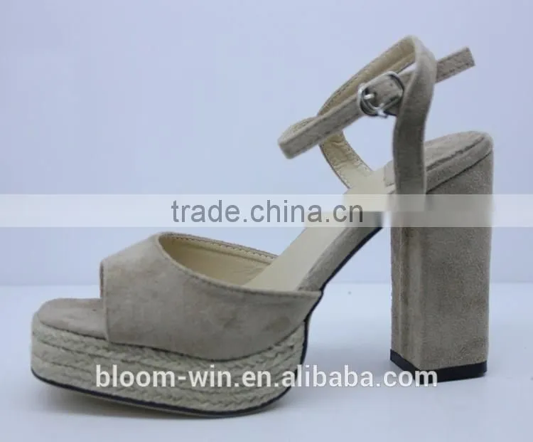Factory high quaility fashion women high heeled sandal shoes high platforms sandal shoes for ladies