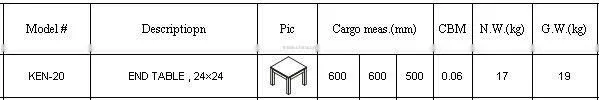 Luxury wooden designer coffee tables KEN-20MAH