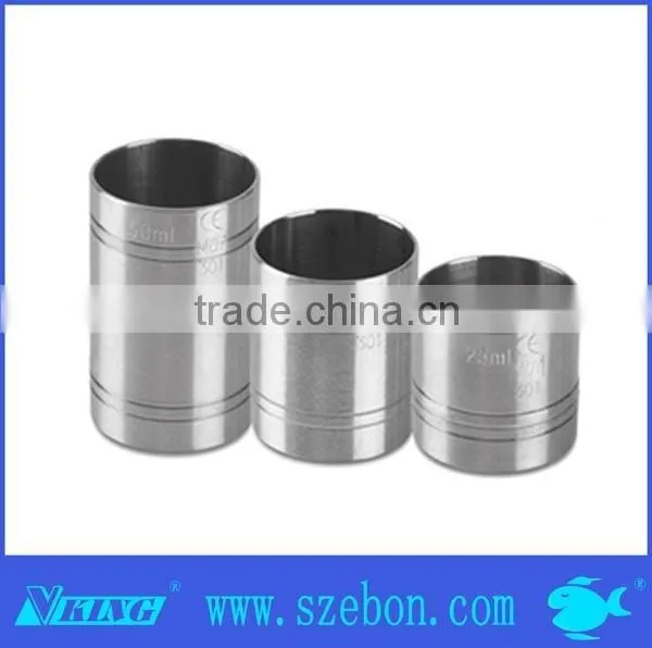 High quality gold painted stainless steel boston shaker bar tools
