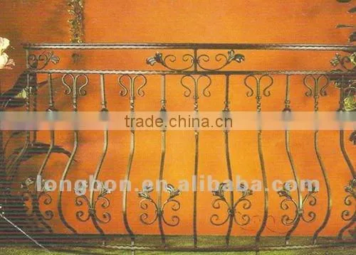 2013 Top-selling wrought iron balcony protection fencing