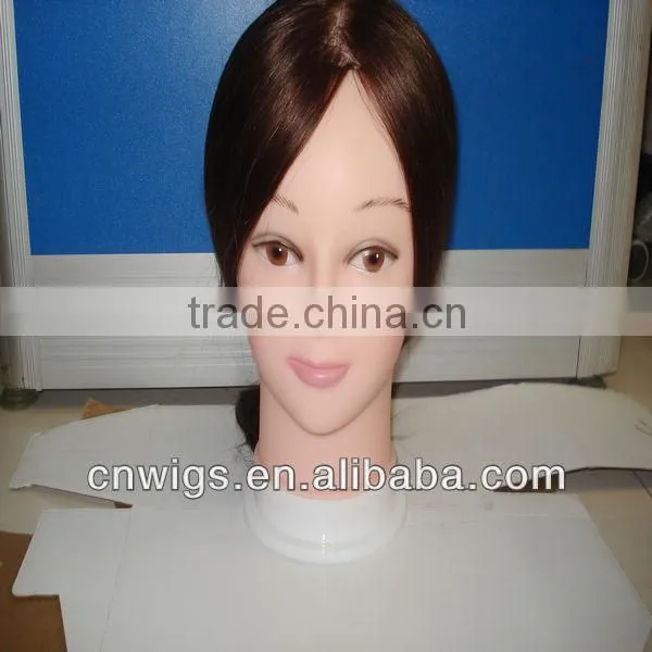 Custom Made male training head with 100% human hair
