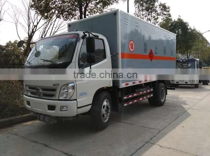 load 10ton Wheelbase 3800mm FOTON van truck for sale