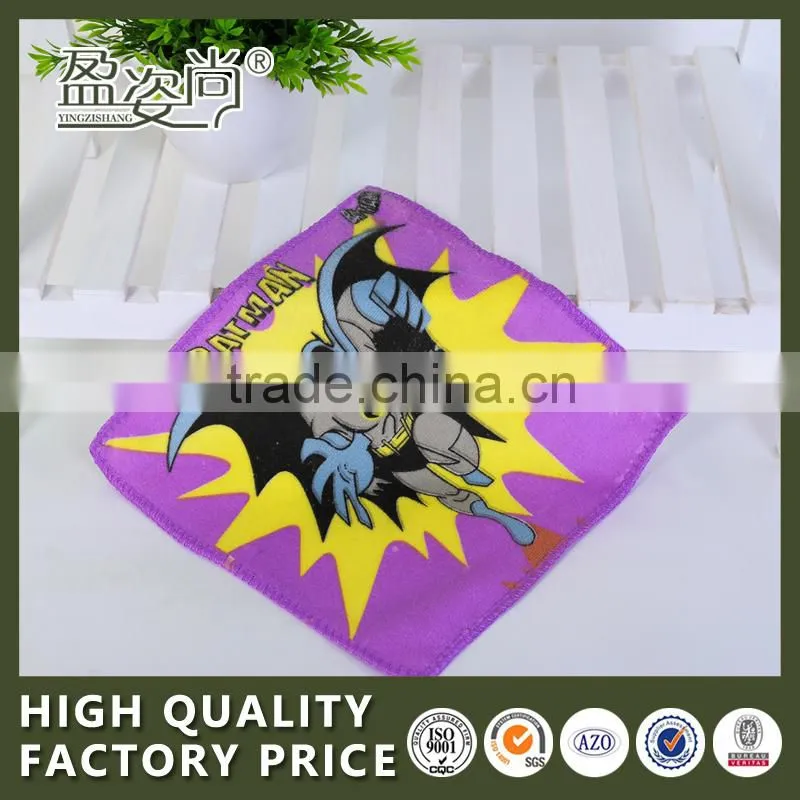 Hot China Manufacturer Cheap Hand Towel Wholesale 100% Cotton Printed Cartoon Jacquard Textile Small Square Face Towel