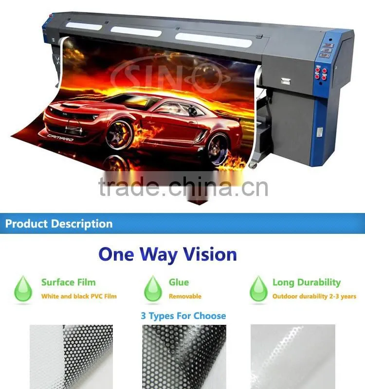 Printed Vinyl Self Adhesive One Way Privacy Window Film