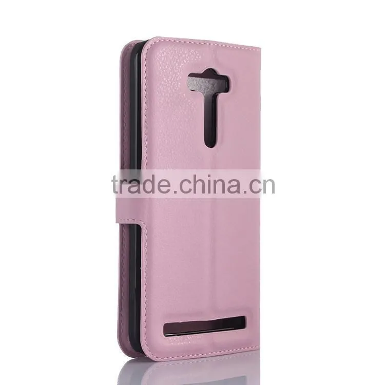 Wholesale Price Leather Wallet Flip Case For Asus Zenfone 2 Laser ZE500KL Case
