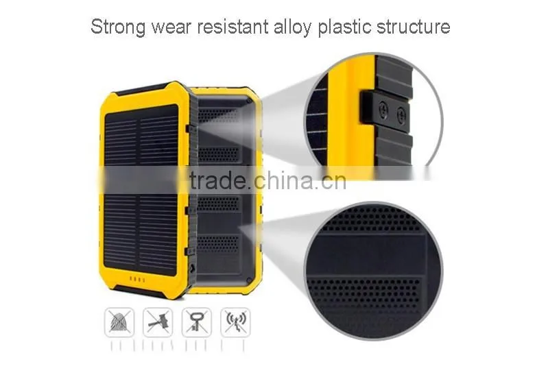 Wholesales solar energy power bank 10000MAH