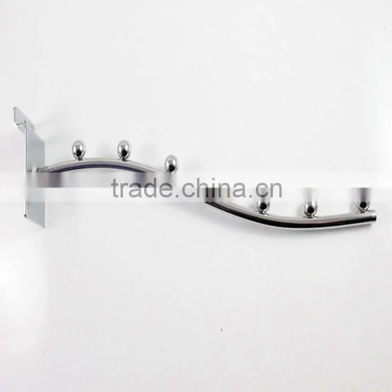 Custom Metal Wire Beaded Hooks Tube Hanging Clothing Hooks