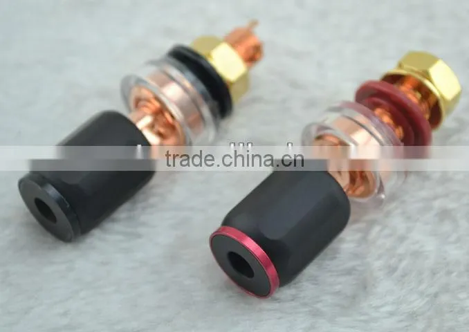 Acrolink Red copper short binding post