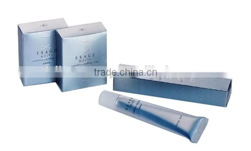 Offset printing clear plastic window packaging lip gloss box