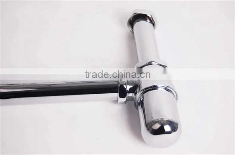 Traditional brass bottle trap with wall extension SL6709(05)