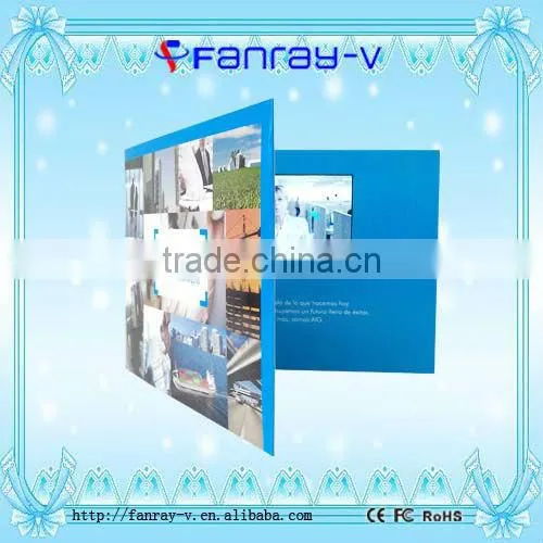 New Arrival!! 4.3" electronic card,thin video player card,card with video