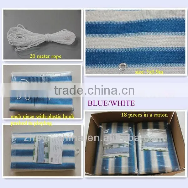 HDPE balcony shade fence net shade netting