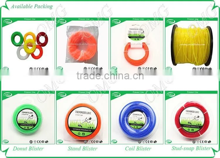 Star Shape Nylon Trimmer Line Grass Trimmer Nylon Line