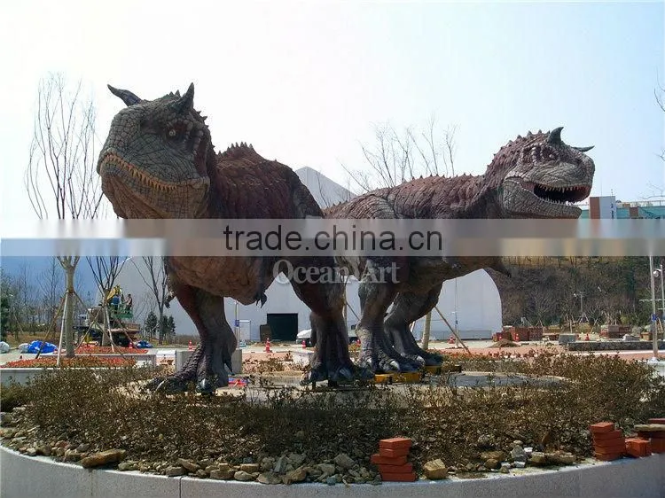 realistic simulation museum Fiberglass Dinosaurs statue