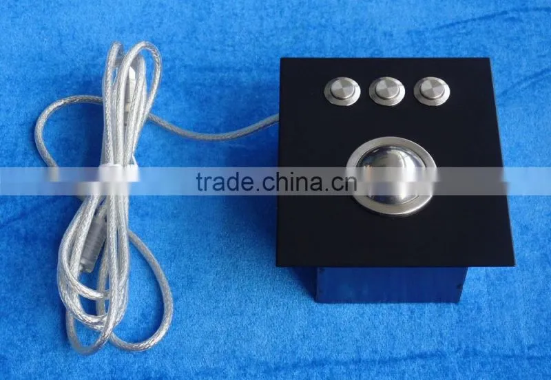 38mm stainless steel ruggedized metal trackballs