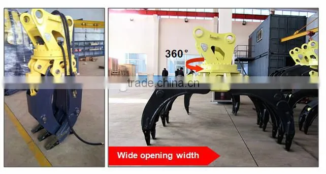 multi use hydraulic rotating grapple