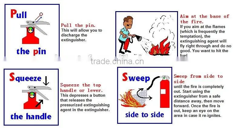 Abc fire extinguisher dry powder fire extinguisher factory