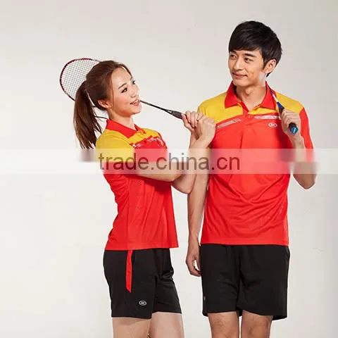 Customized Sexy Tennis Uniforms Cuted Couple Polo Shirt Design,Tennis Training Jerseys