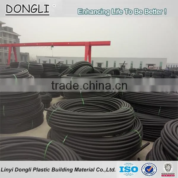 Wholesale HDPE pipe black water tube water flow pipe for irrigation draiange