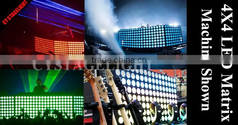 China Dj Equipment Led Blinder Light 4x4 3in1 Rgb Led Matrix Dmx Light