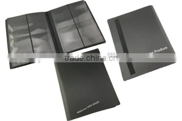 OEM customized Card album binder with 4 pocket PP porfolios Dongguan factory
