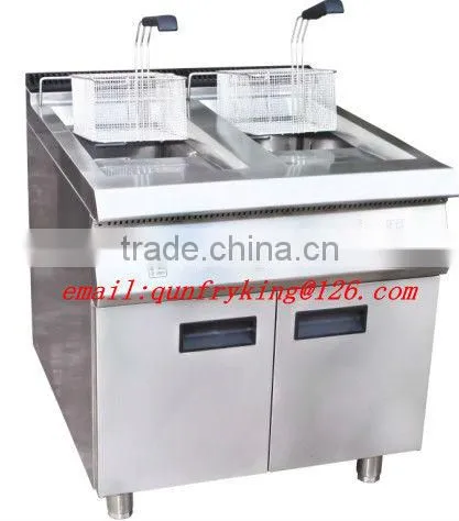 Gas Range 2-Tank 2BasketFryer with Cabinet for 3~5star hotel