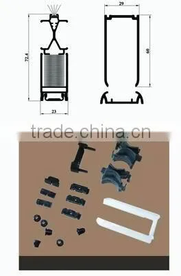 Pleated insect screen mosquito net for door ZMP