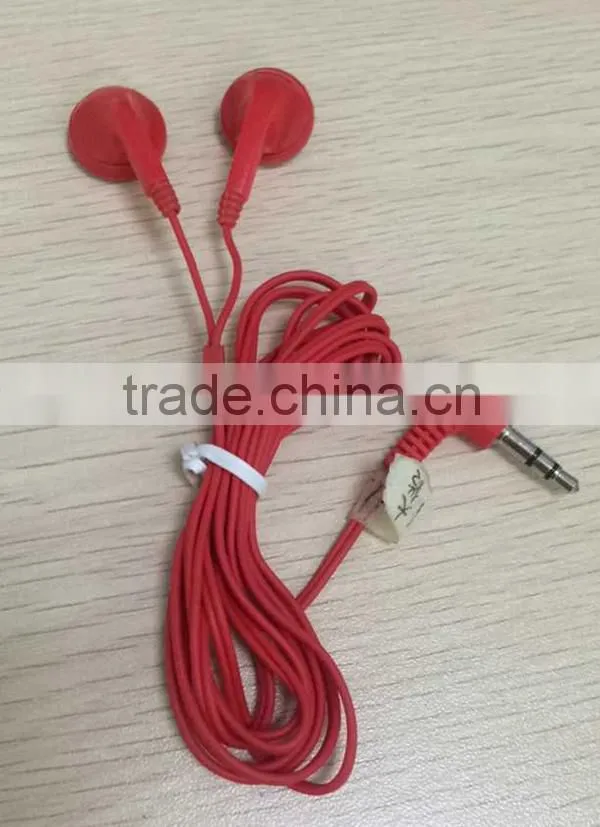 Low Cost decent quality earphone Disposable head phones (white,Black color)