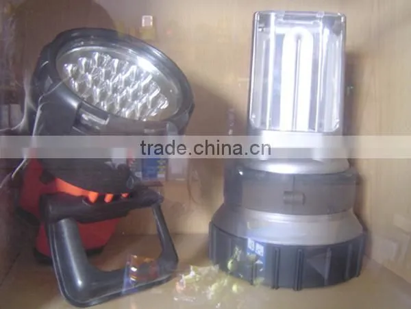 Promotional H3+8LED 2 in 1 rechargeable spotlight with special color