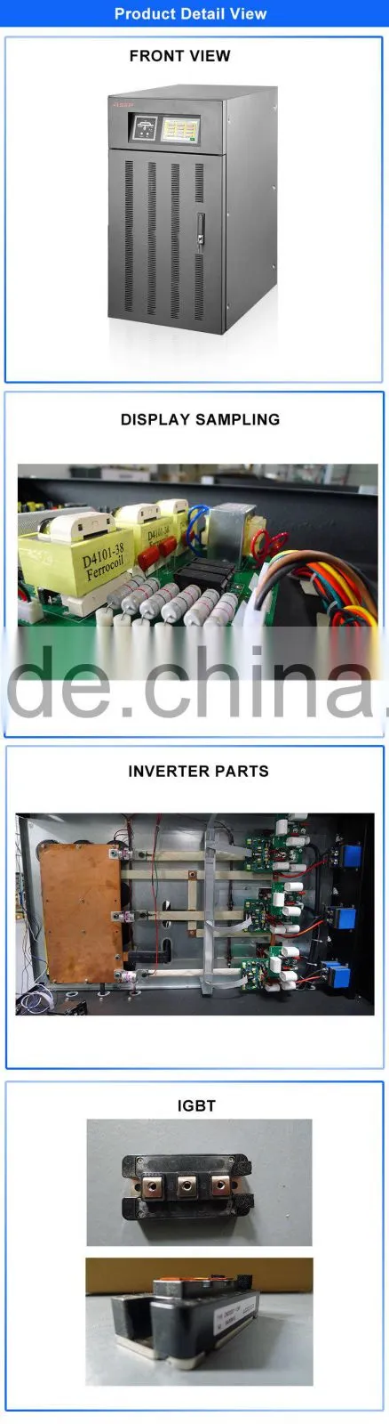 Network Equipments Low Frequency Online 30 Kva Ups