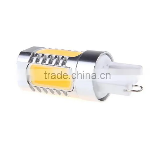 Energy-saving 700Lm 220V G9 Socket 8W 5 SMD COB LED Light Bulb Lamp White Light and Warm White Light