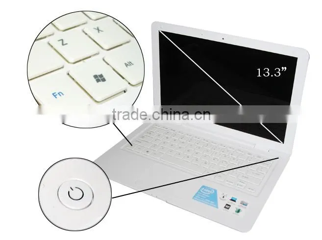 AWPC INTEL ATOM D2500 Dual Core DDR3 2GB 250GB 13.3''laptop computer notebook