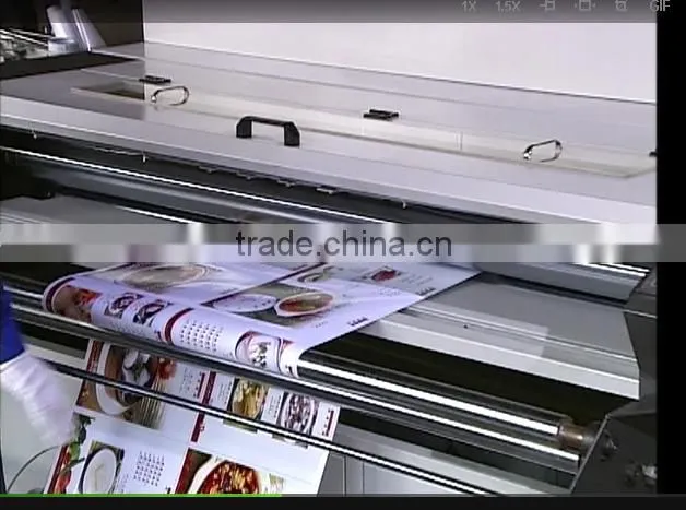 China 2000MM big size professional UV laminating machine for printed photo paper,pvc,card board