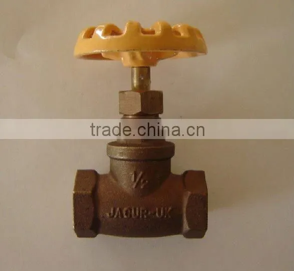 Brass stop valve