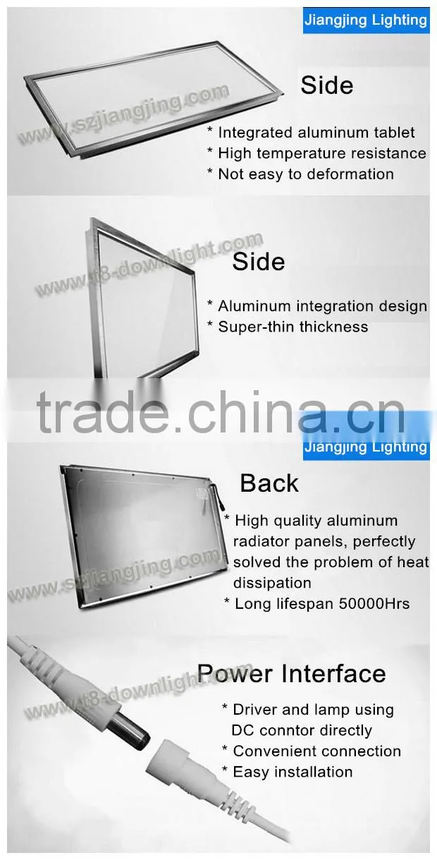 Office retrofit light 1200*600mm square ceiling led light