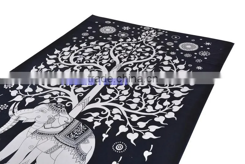 100% Cotton Mandala Bed cover Psychedelic Tapestry Hippy Throw Indian Wall Hanging Bohemian Tapestry Wholesale jaipur