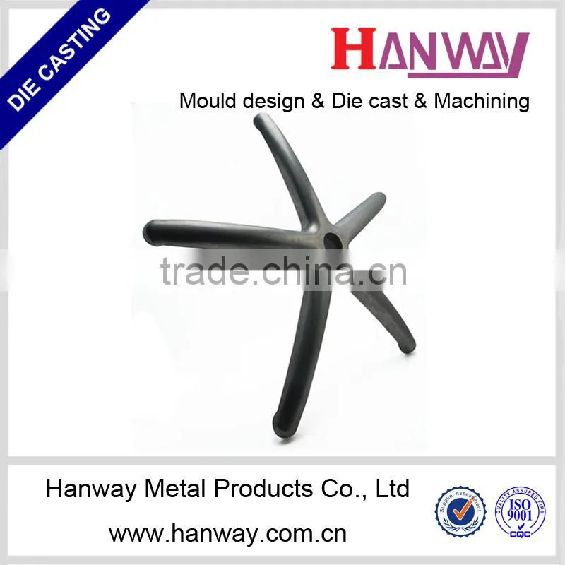 Foshan factory hanway stainless steel Precision CNC machining Aluminum die casting for chair base