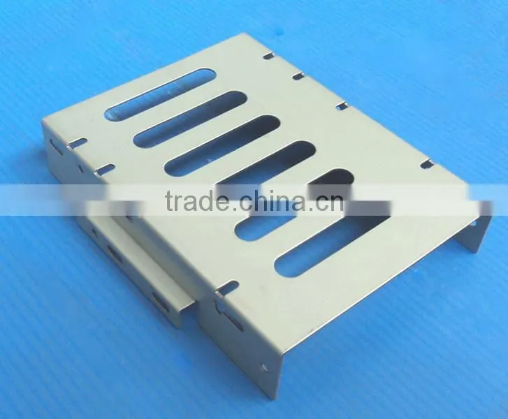 Metal grating parts and heat dissipation housing parts