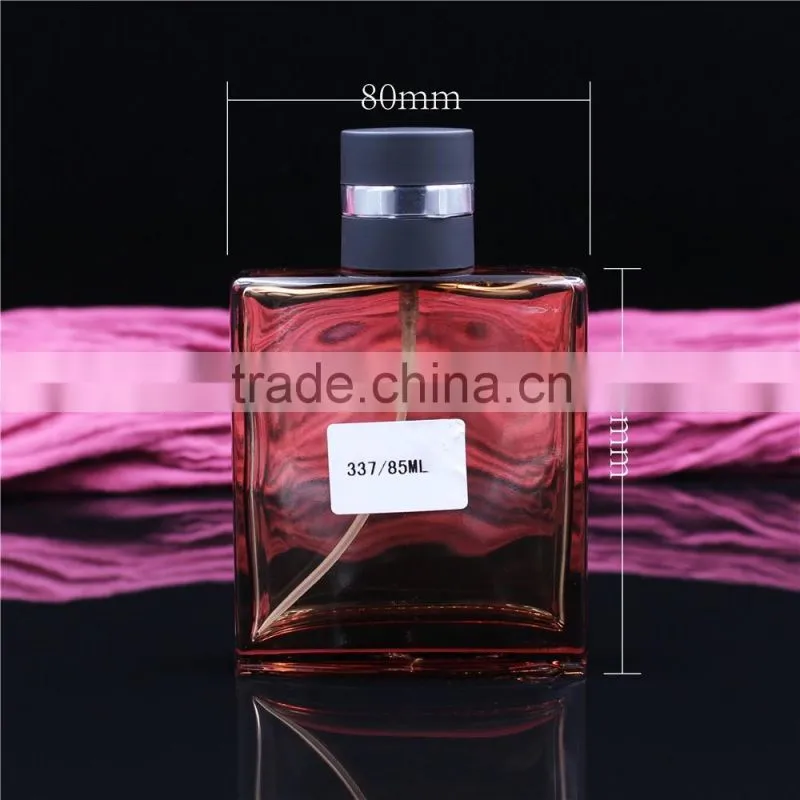 85ml high end men glass perfume bottles